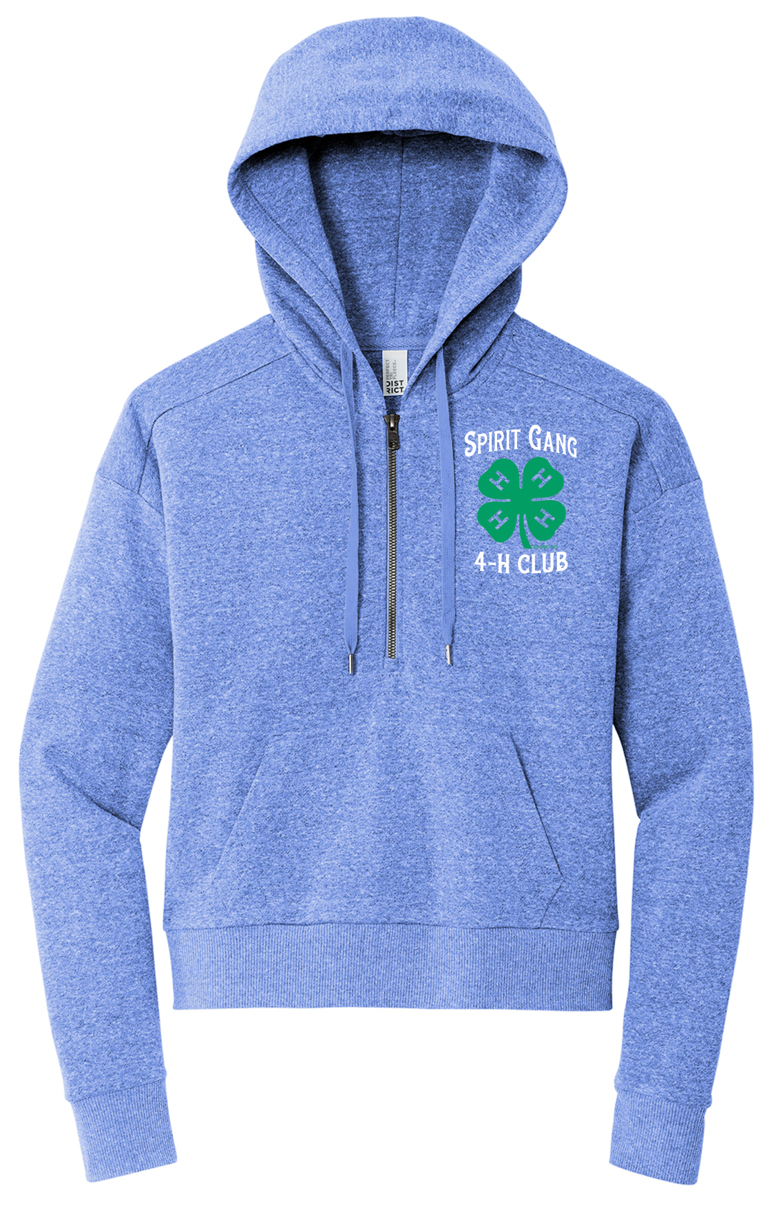 Spirit Gang Womens Half Zip Pullover