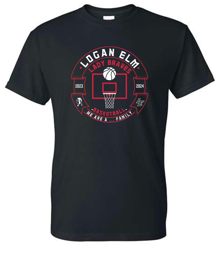 Lady Braves Basketball T-Shirt