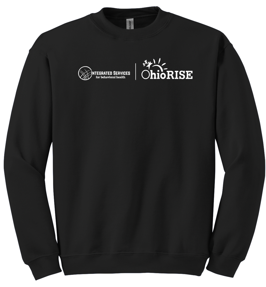 Full Chest Logo - OhioRise - Integrated Services Crewneck Sweatshirt
