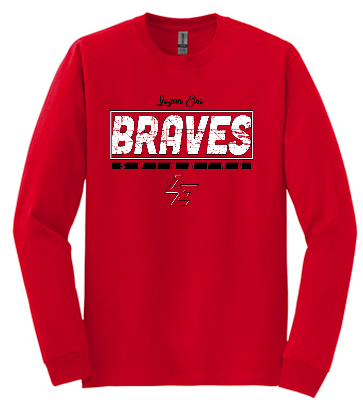 Logan Elm Swimming Long Sleeve T-Shirt