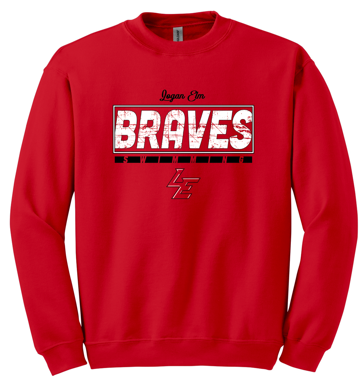 Logan Elm Swimming Crewneck Sweatshirt