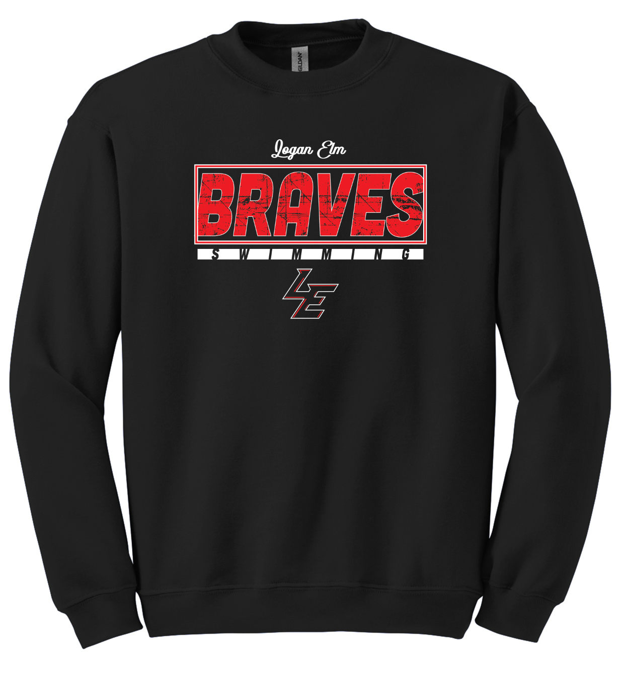 Logan Elm Swimming Crewneck Sweatshirt