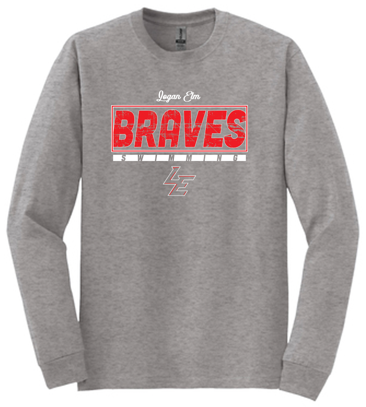 Logan Elm Swimming Long Sleeve T-Shirt