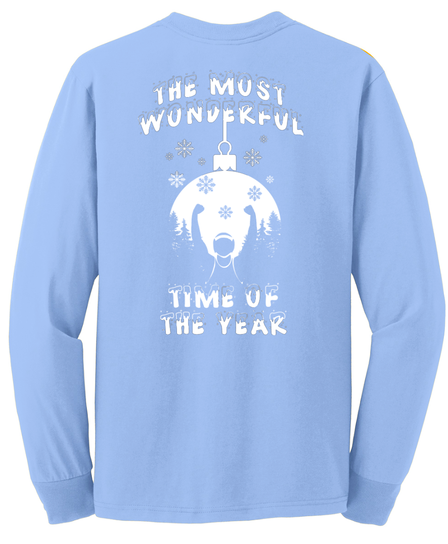 Adena Wrestling Christmas Long Sleeve T-Shirt