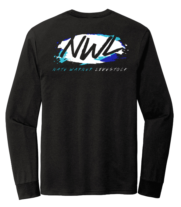 Nate Warner Livestock Tri-Blend Long Sleeve T-Shirt
