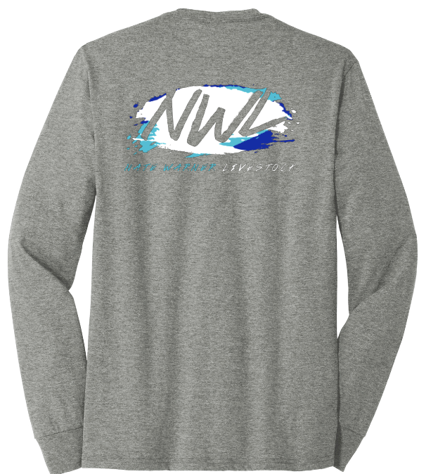 Nate Warner Livestock Tri-Blend Long Sleeve T-Shirt
