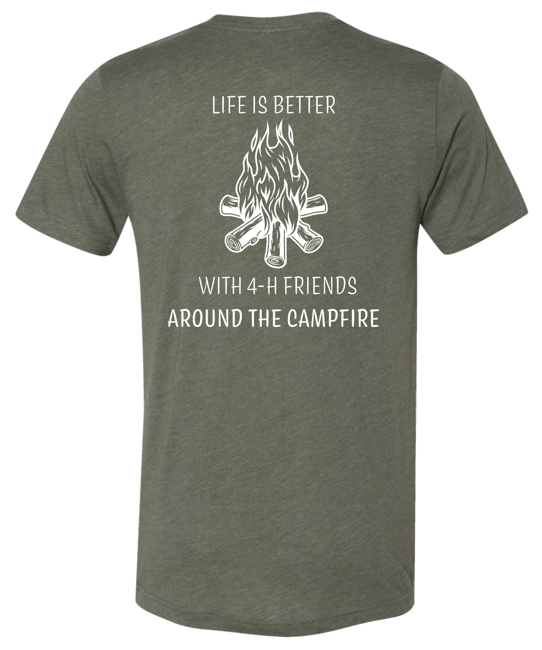 4-H Halloween Campout Tri-Blend T-Shirt