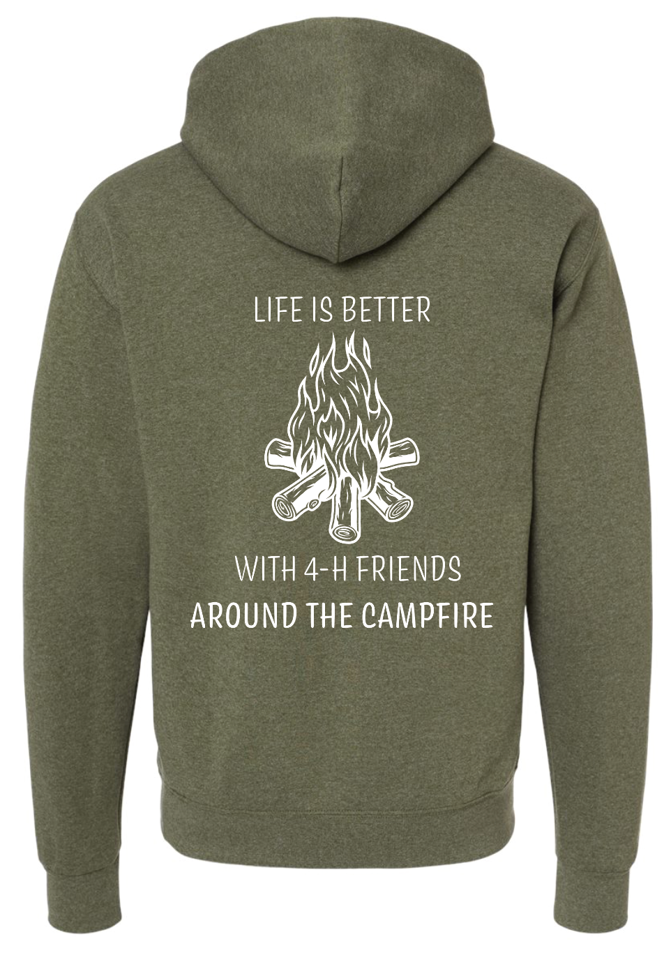 4-H Halloween Campout Hooded Sweatshirt