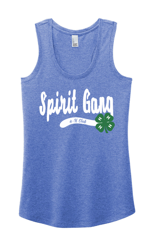 Spirit Gang Women's Racerback Tri-Blend Tank-Top