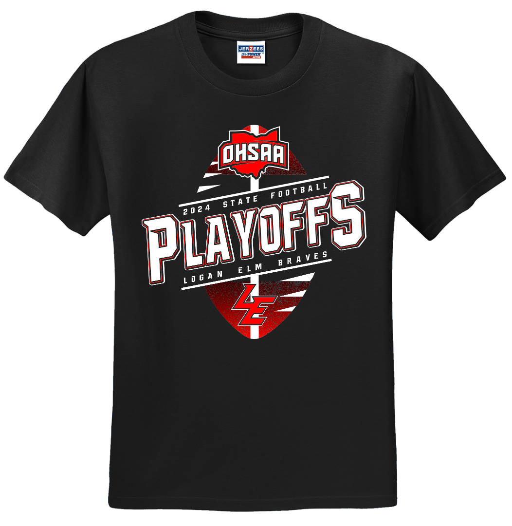 Logan Elm Football Playoffs T- Shirt