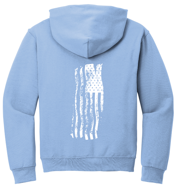 Adena Youth Wrestling Flag Hooded Sweatshirt