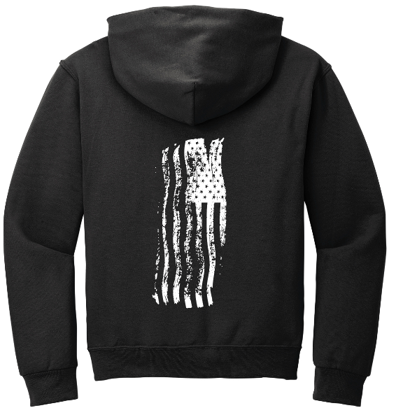Adena Youth Wrestling Flag Hooded Sweatshirt