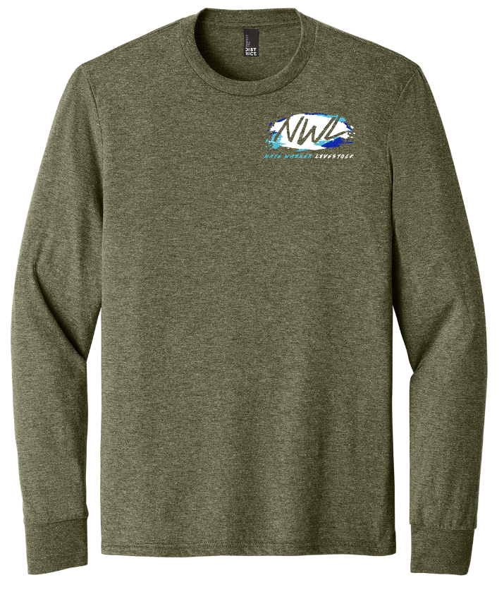 Nate Warner Livestock Tri-Blend Long Sleeve T-Shirt
