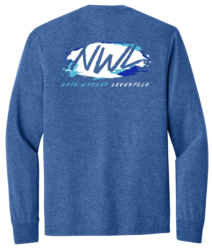 Nate Warner Livestock Tri-Blend Long Sleeve T-Shirt