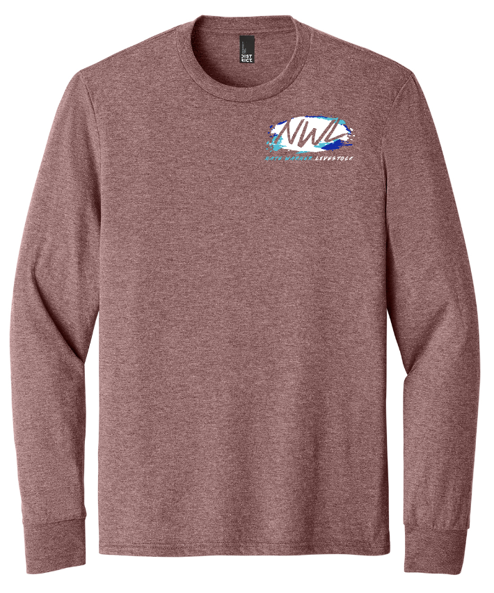Nate Warner Livestock Tri-Blend Long Sleeve T-Shirt