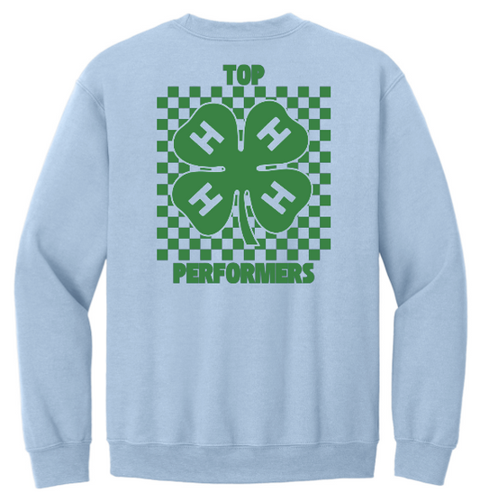 Top Performers 4-H Checkered Long Sleeve T-Shirt