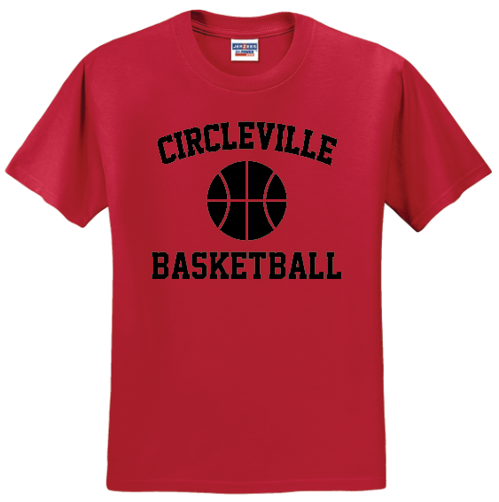 Circleville Basketball Black T-Shirts