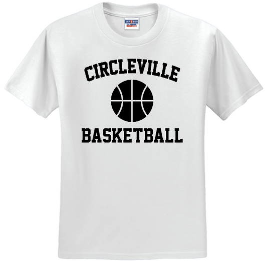 Circleville Basketball Black T-Shirts