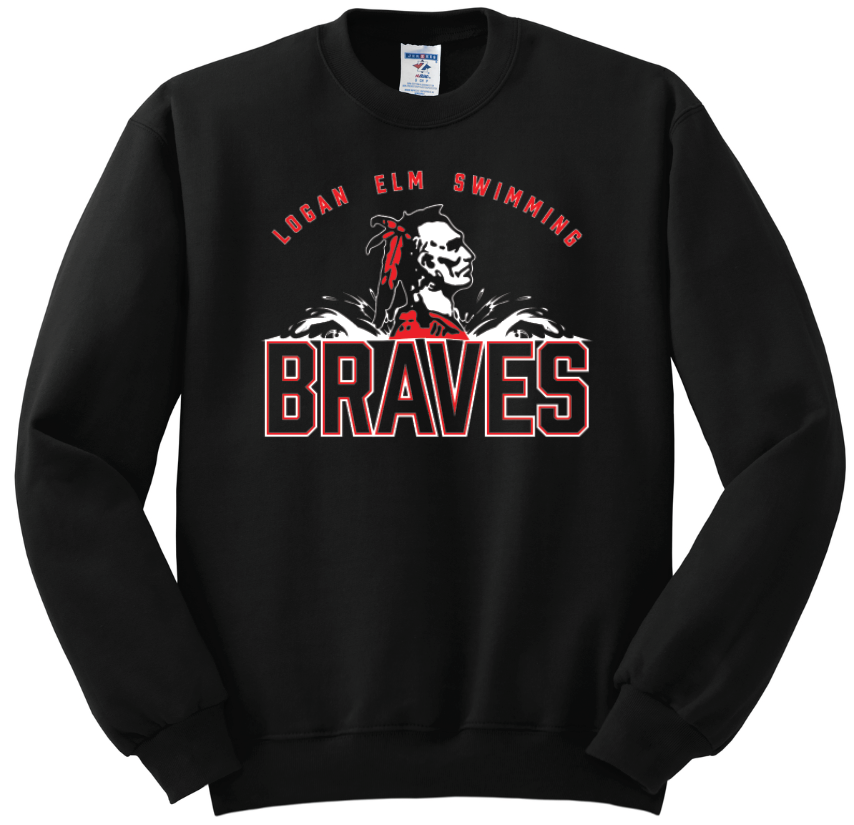 Logan Elm Swimming Crewneck Sweatshirt