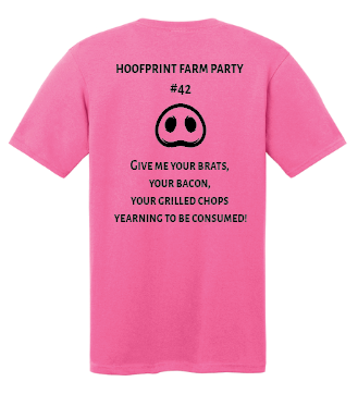 Hoofprint Farm Party V-Neck T-Shirt