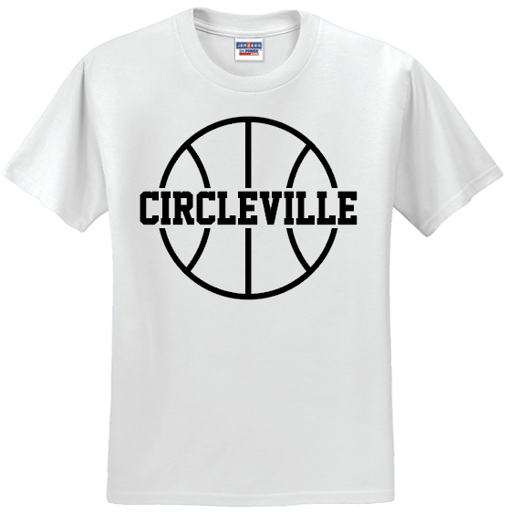 Circleville Basketball Black T-Shirts