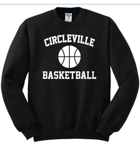 Circleville Basketball Crewneck Sweatshirts