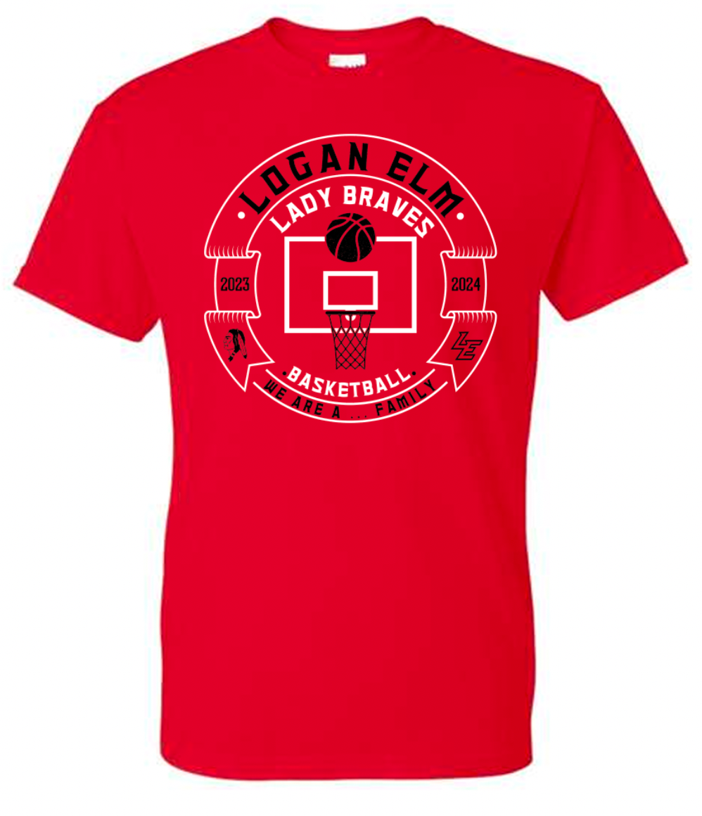 Lady Braves Basketball T-Shirt