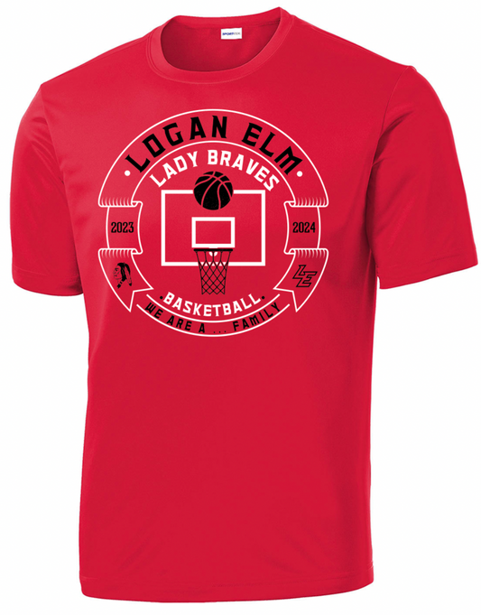 Lady Braves Basketball Dri-Fit T-Shirt
