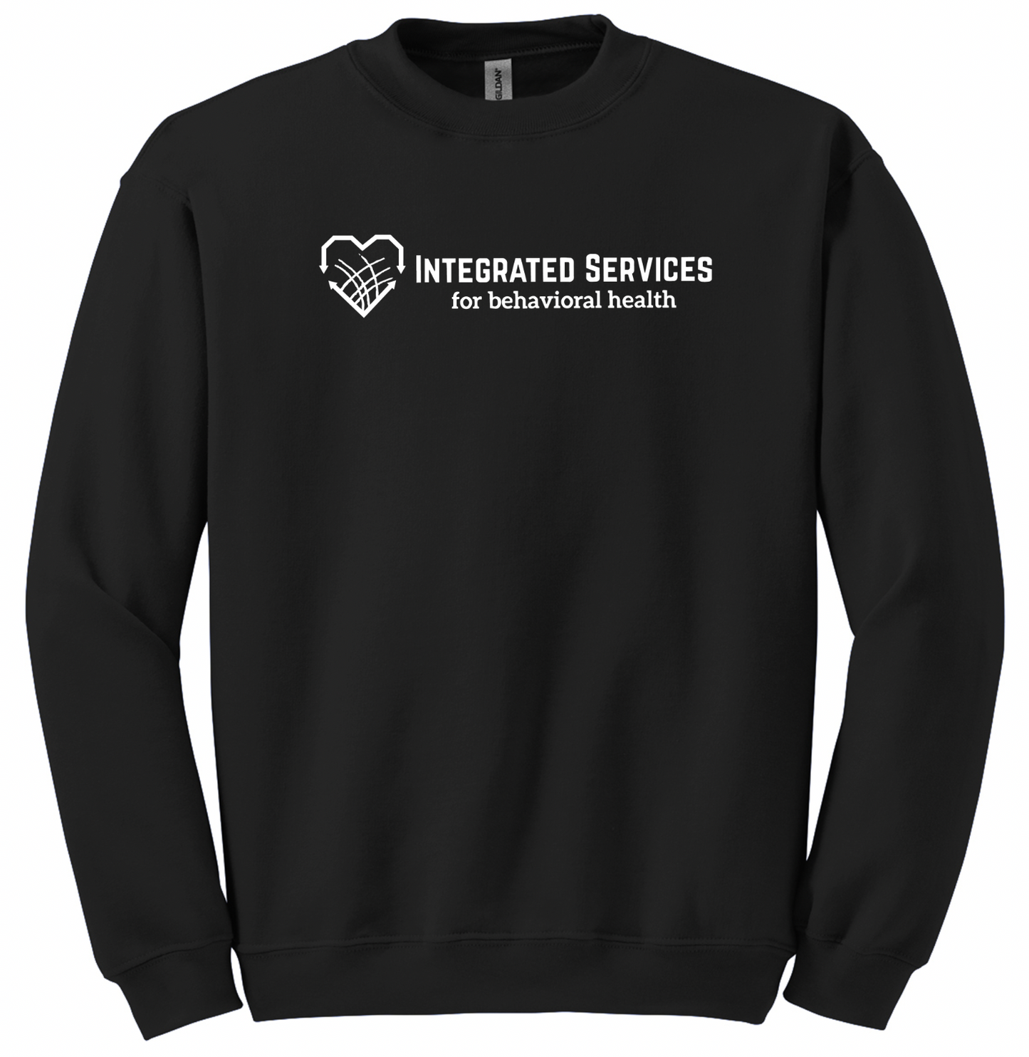 Full Chest Logo - Harm Reduction - Integrated Services Crewneck Sweatshirt