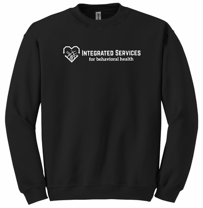 Full Chest Logo - Harm Reduction - Integrated Services Crewneck Sweatshirt
