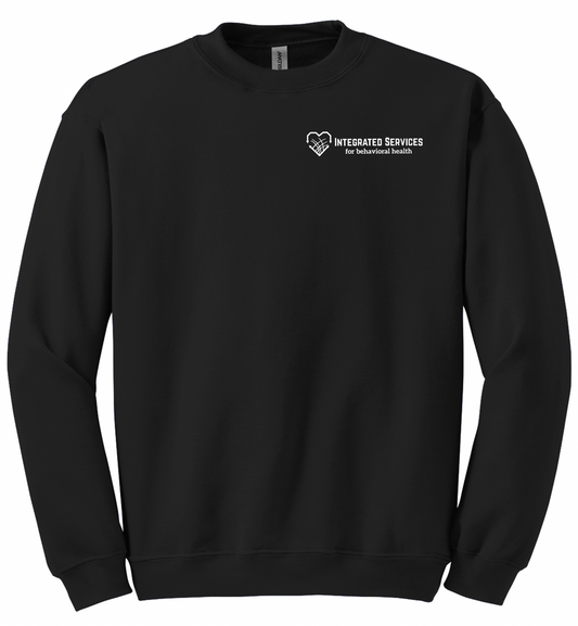 Left Chest Logo - Harm Reduction - Integrated Services Crewneck Sweatshirt