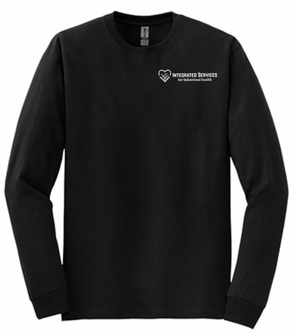 Left Chest Logo - Harm Reduction - Integrated Services Long Sleeve T-Shirt