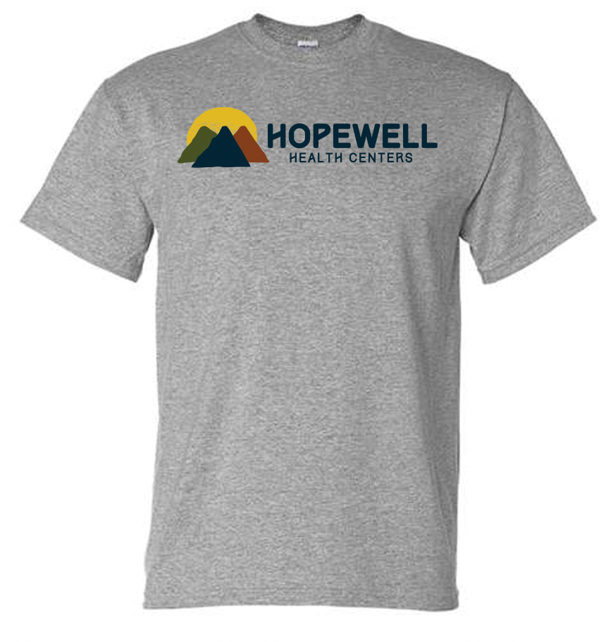 Full Color Chest Logo - Hopewell Health T-Shirts