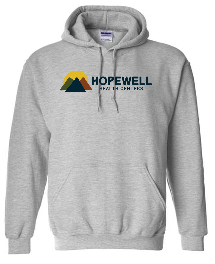 Full Color Chest Logo - Hopewell Health Hooded Sweatshirt