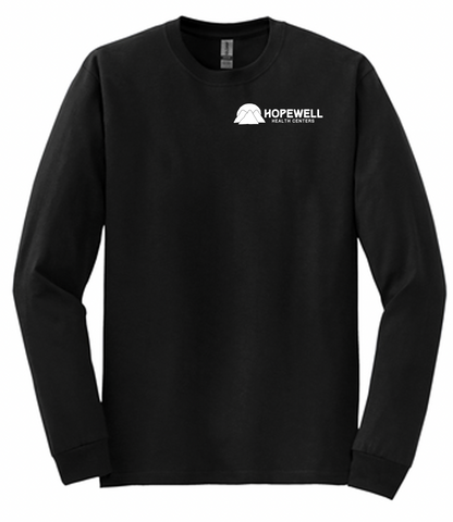 Left Chest Logo - Hopewell Health Long Sleeve T-Shirt