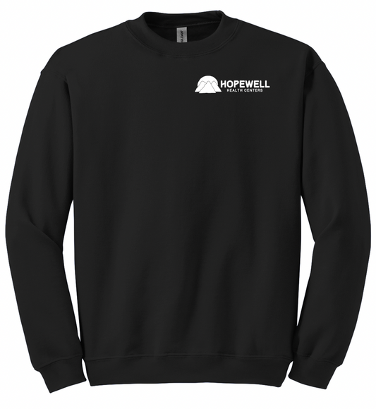 Left Chest Logo - Hopewell Health Crewneck Sweatshirt