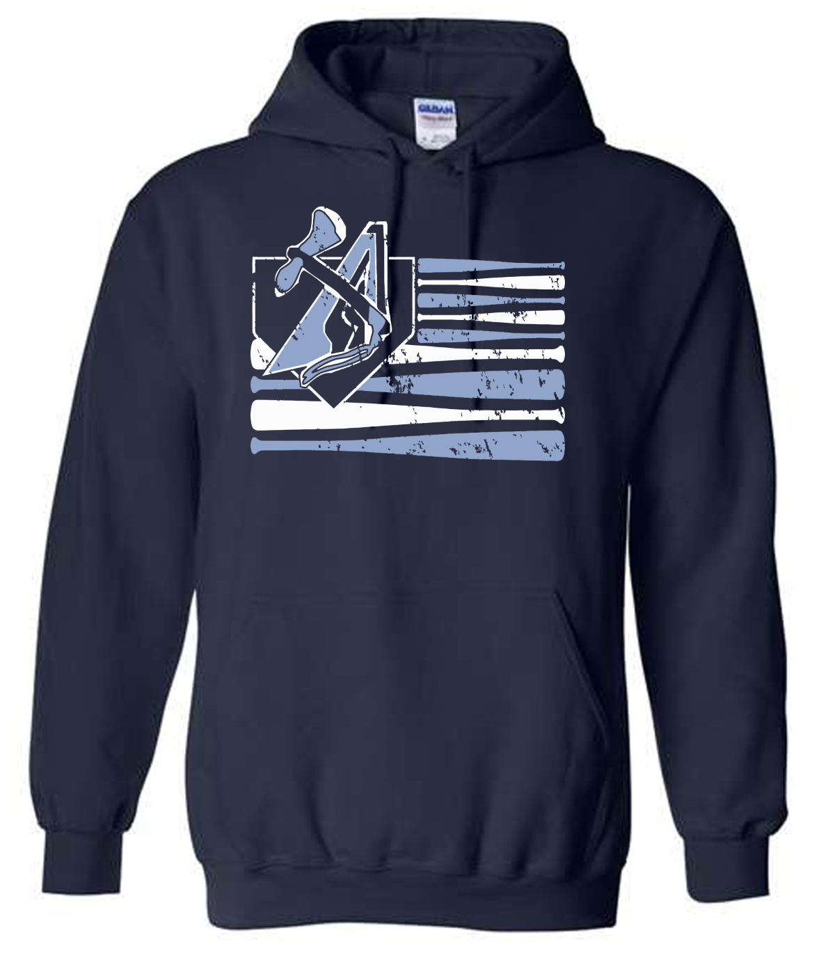 AYL Baseball Navy Hooded Sweatshirt