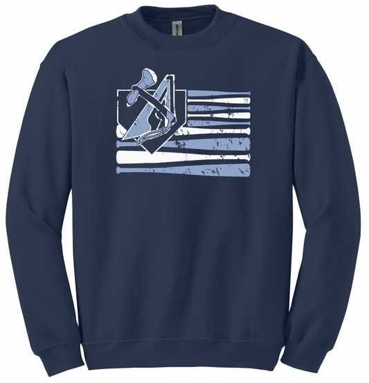 AYL Baseball Navy Crewneck Sweatshirt