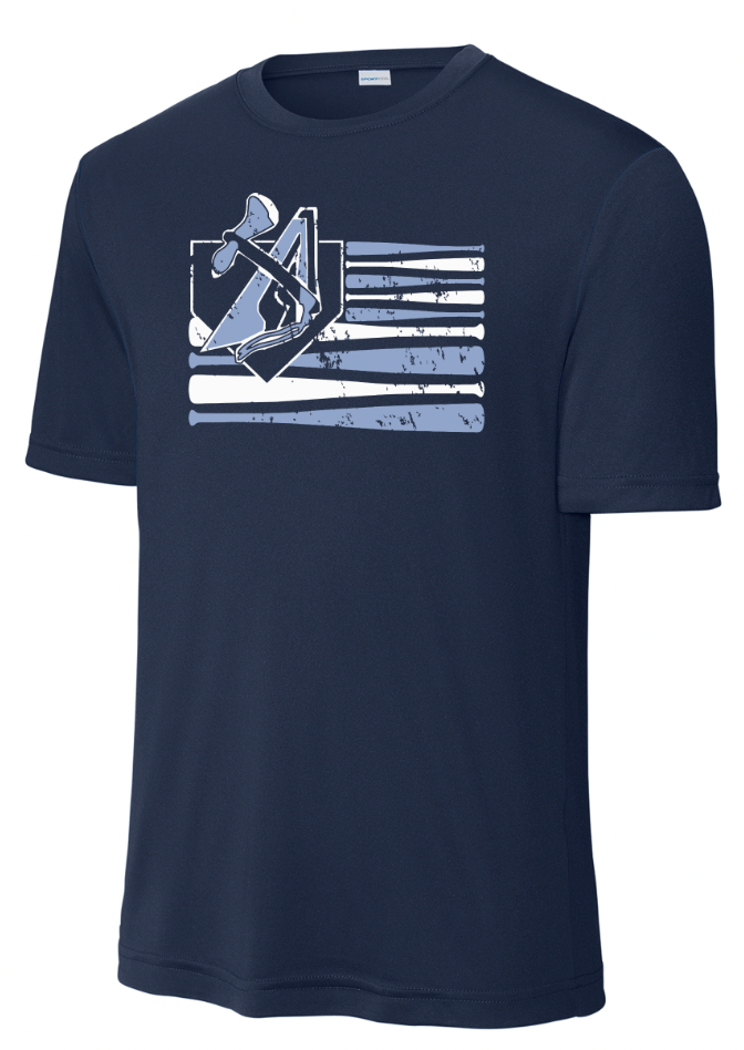 AYL Baseball Navy Dri-Fit T-Shirt