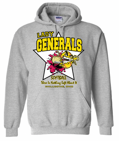 Generals Softball Star Hooded Sweatshirt