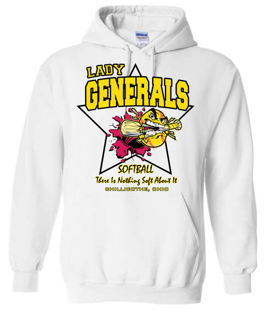 Generals Softball Star Hooded Sweatshirt