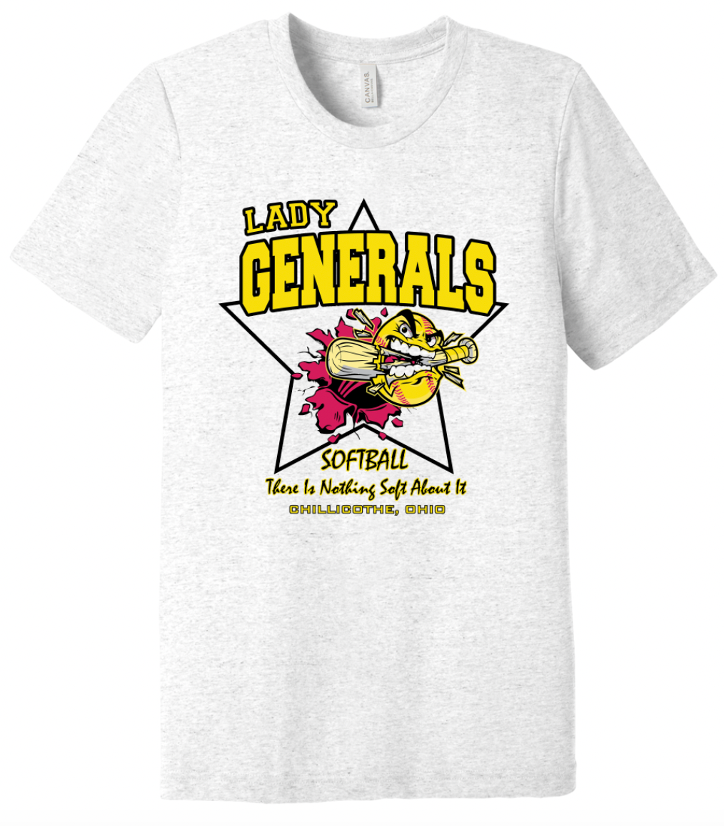 Generals Softball Star Tri-Blend T-Shirt