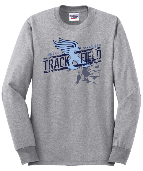 Adena Track & Field Long Sleeve T-Shirt 1