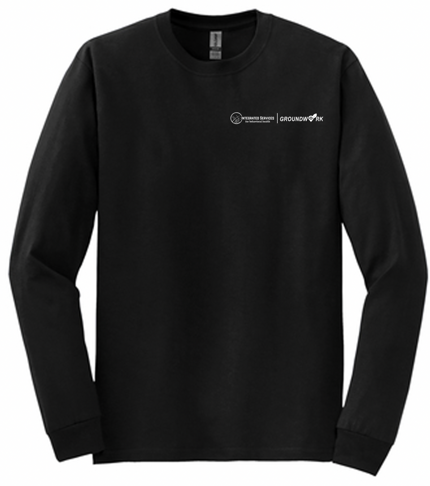 Left Chest Logo - Integrated Services Groundworks Long Sleeve T-Shirt
