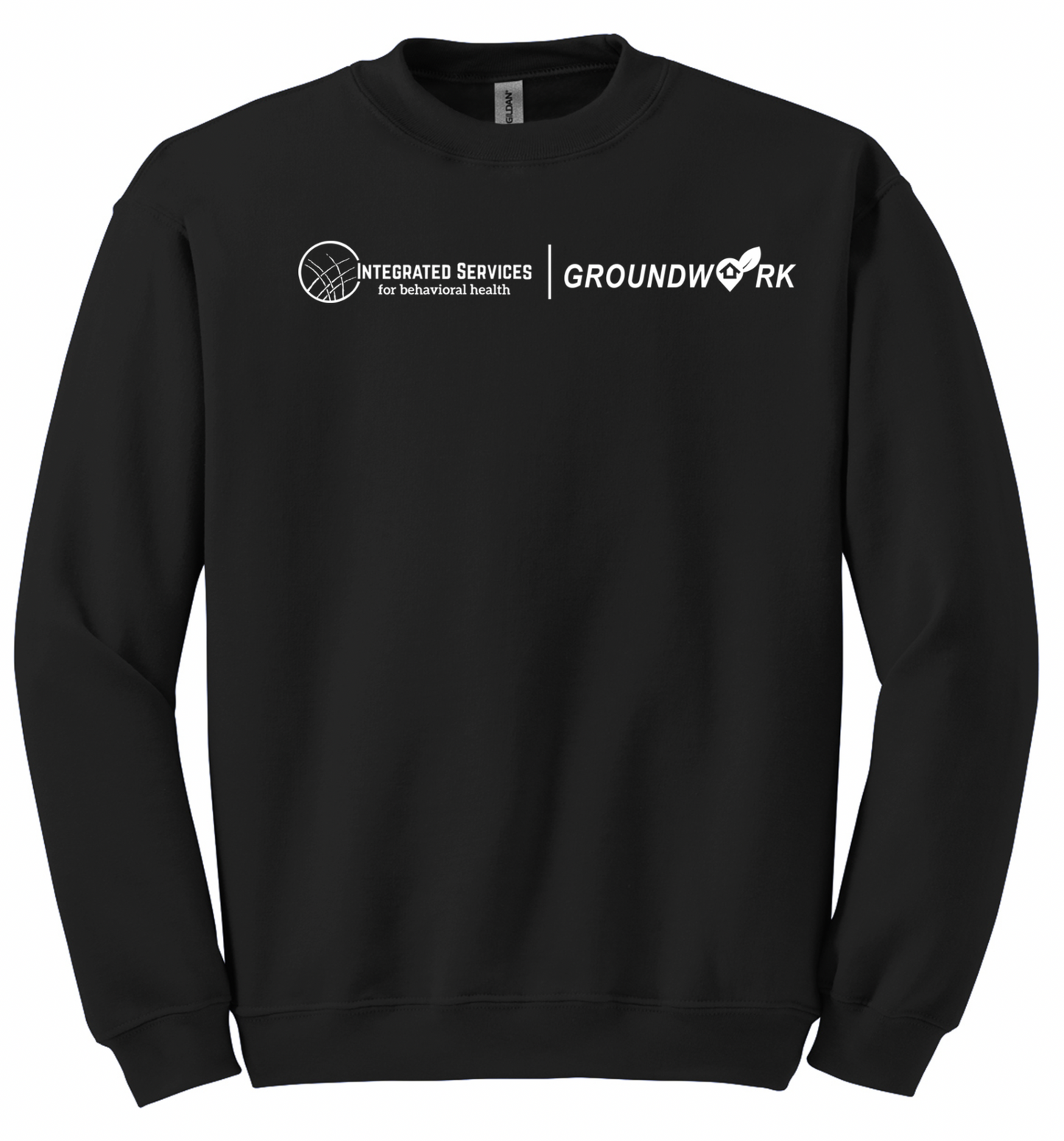 Full Chest Logo - Integrated Services Groundworks Crewneck Sweatshirt