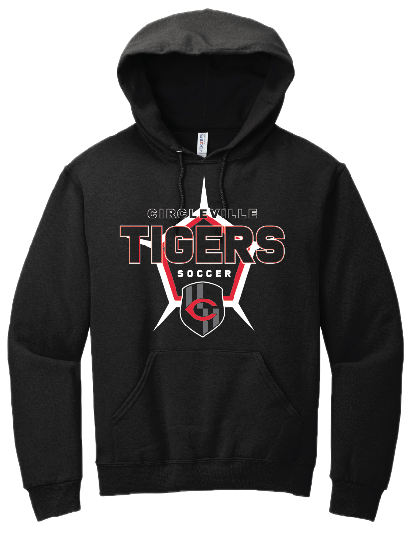 Circleville Tigers Crest Hooded Sweatshirt