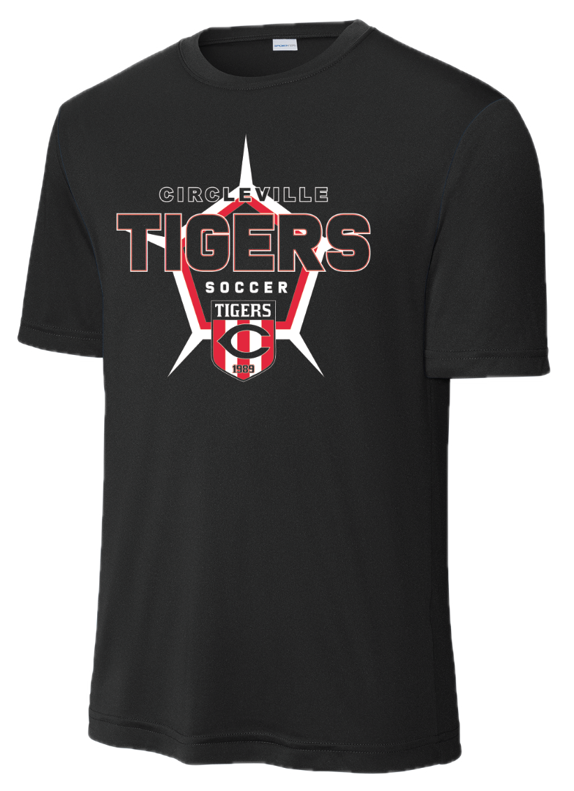 Circleville Ladt Tigers Crest Dri-Fit T-Shirt