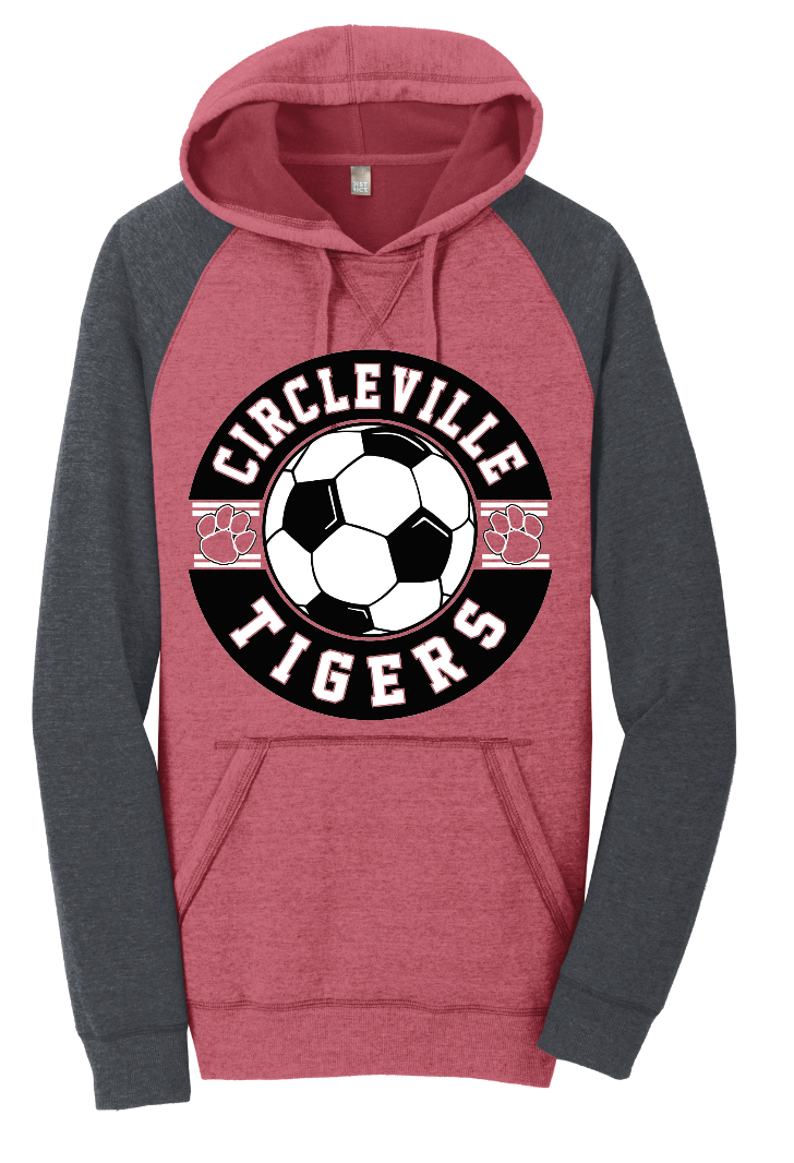 Circleville Soccer District Lightweight Raglan Hoodie 2