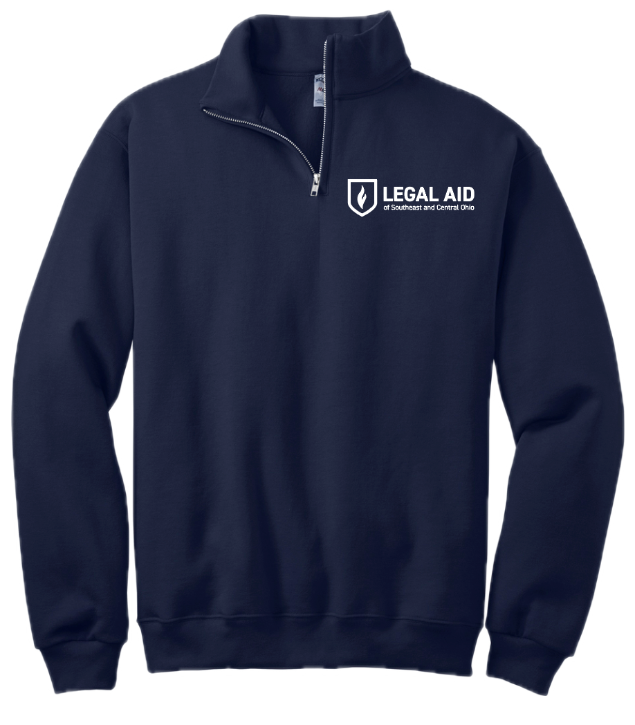 LASCO 1/4 Zip Pull Over - Navy