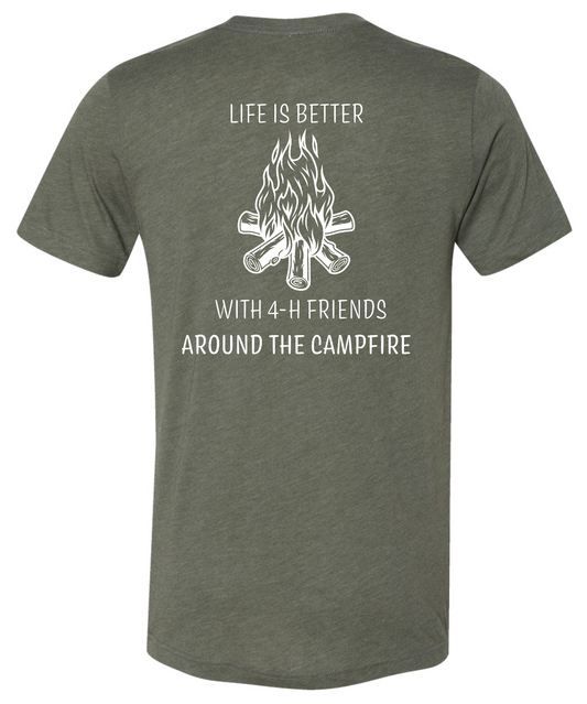 4-H Halloween Campout Tri-Blend T-Shirt